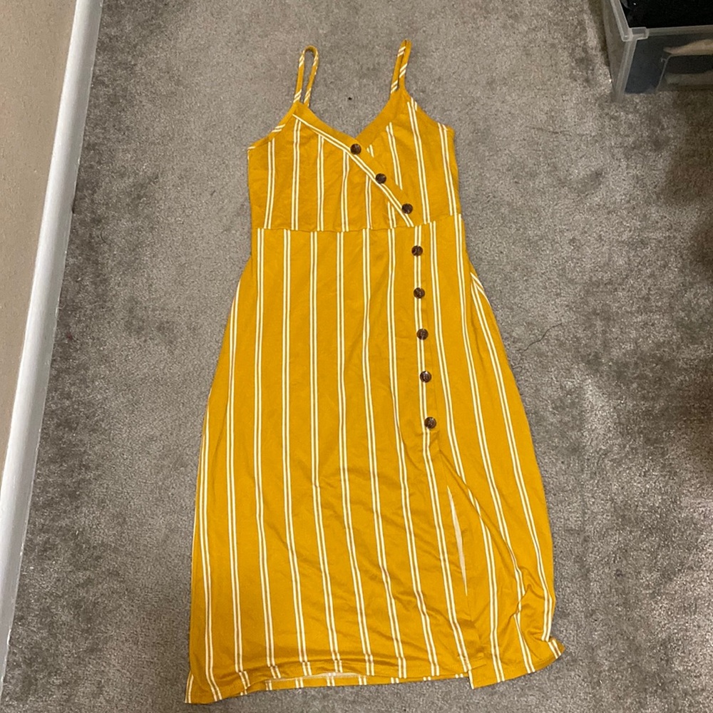Yellow summer dress
